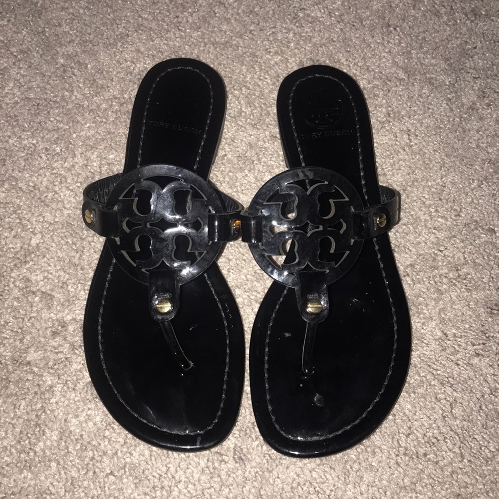 Tory Burch black Miller sandals